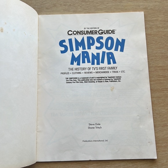 1990’s Simpson Mania Consumer Guide - Picture 3 of 11